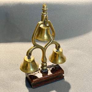 Set of Mounted Vintage Shire Horse Bells