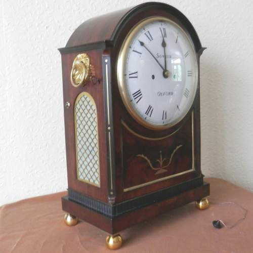 English Regency Bracket Clock by Sowter of Oxford image-2