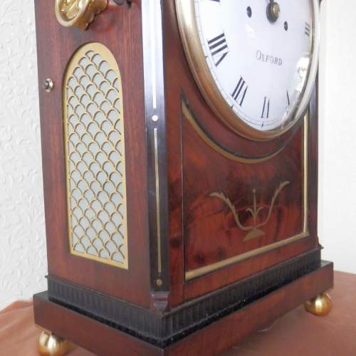 English Regency Bracket Clock by Sowter of Oxford image-4