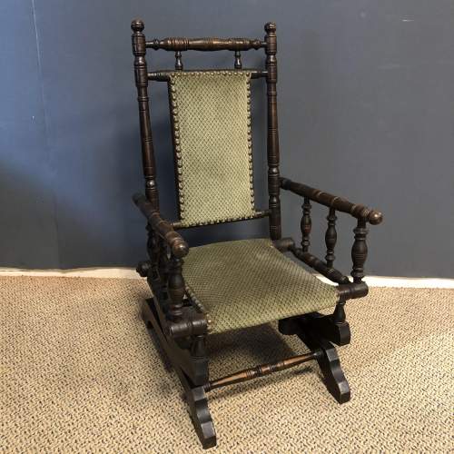 Victorian American Childs Rocking Chair image-1
