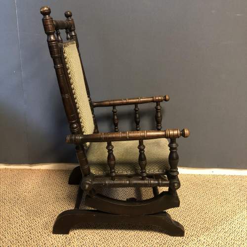 Victorian American Childs Rocking Chair image-2