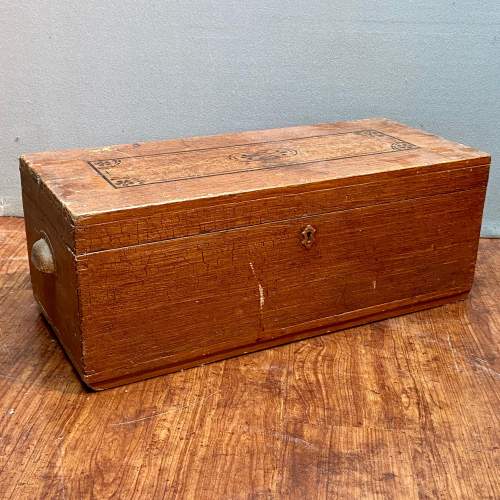 Small Edwardian Painted Trunk image-1