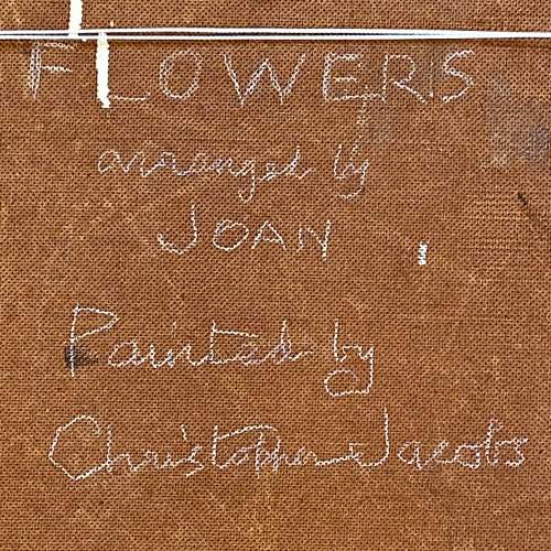 Christopher Gage Jacobs Flowers Arranged by Joan Oil on Board image-4