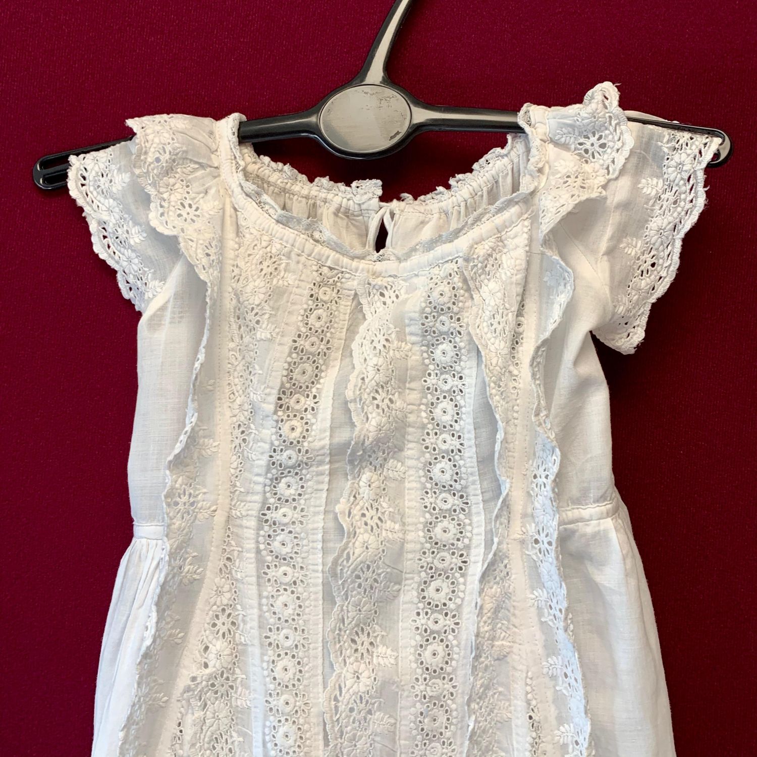 Circa 1900 Broderie Anglaise Christening Gown - Vintage Clothes ...