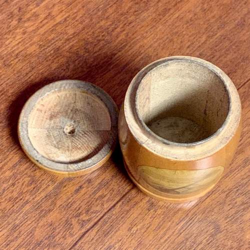 Mauchline Ware Small Wooden Barrel image-4