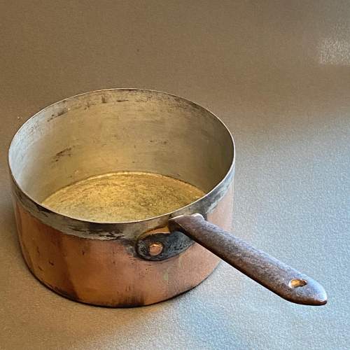 Victorian Heavy Copper Sauce Pan image-3