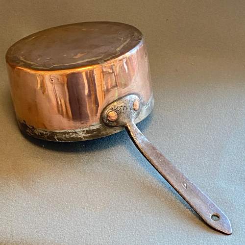 Victorian Heavy Copper Sauce Pan image-4