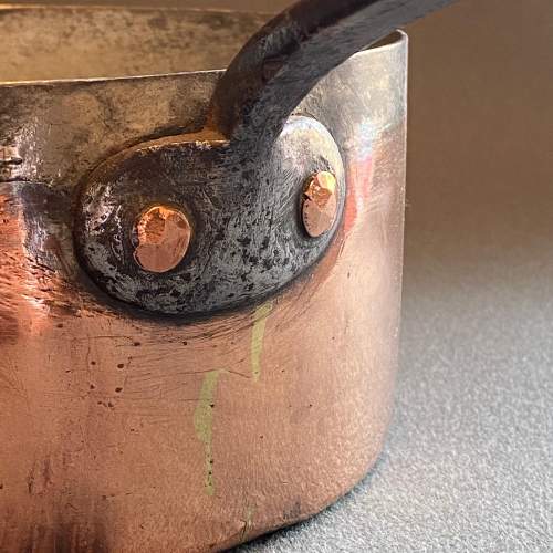 Victorian Heavy Copper Sauce Pan image-6
