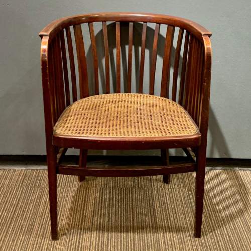 20th Century Stained Beech Chair Designed by Marcel Kammerer for Thonet image-2
