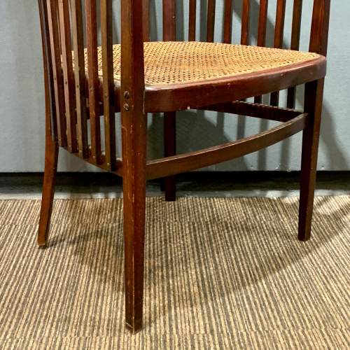 20th Century Stained Beech Chair Designed by Marcel Kammerer for Thonet image-4