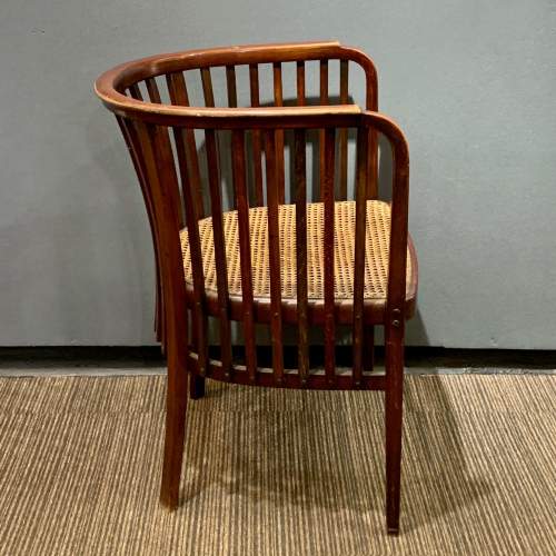 20th Century Stained Beech Chair Designed by Marcel Kammerer for Thonet image-3