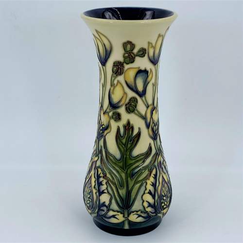 Moorcroft Moonkshood Vase by Philip Gibson image-1