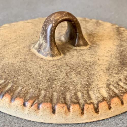Tremar Pottery Lidded Cornish Stoneware Dish image-5