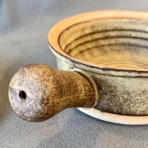 Tremar Pottery Lidded Cornish Stoneware Dish image-4