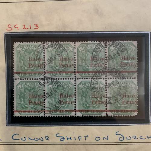 Framed Set of South Africa Transvaal Stamps image-3