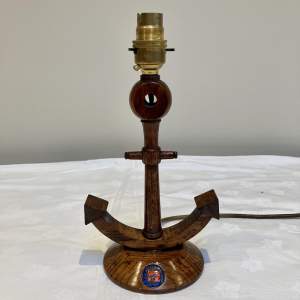 An Oak Anchor Lamp of Military Interest