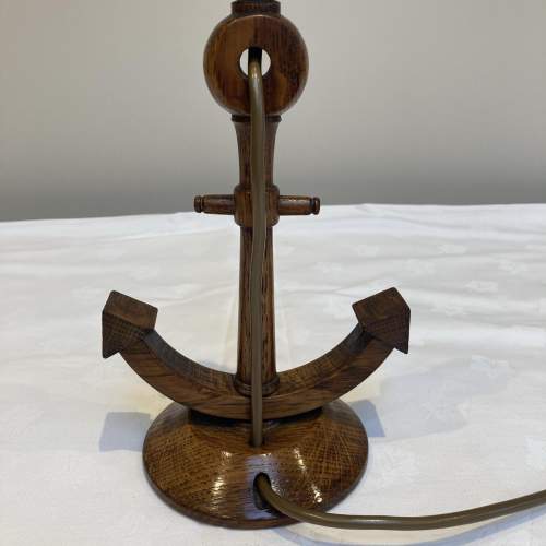 An Oak Anchor Lamp of Military Interest image-2