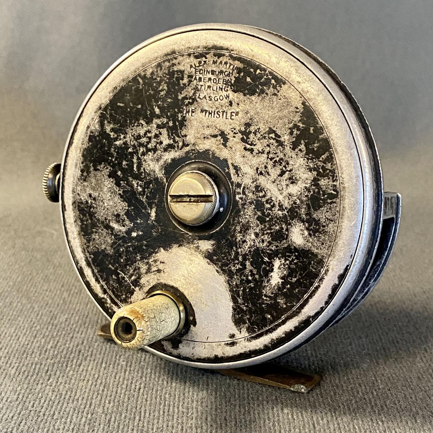 Alex Martin 3.5 inch Fly Fishing Reel - Leather & Sporting Goods - Hemswell  Antique Centres