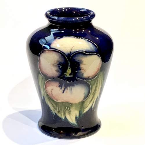 Walter Moorcroft Pansy Vase image-2