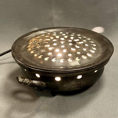 Upcycled Metal Vintage Foot Warmer Quirky Lamp image-1