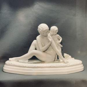 Capodimonte White Porcelain Figures