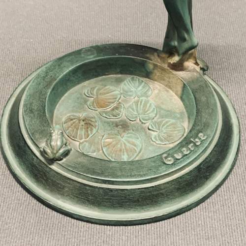 Art Deco Spelter Figural Ring Dish image-2