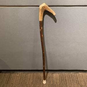 Vintage Stag Antler Walking Stick