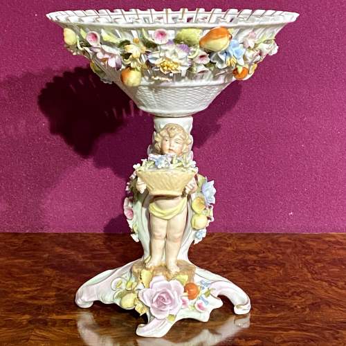 Dresden Porcelain Decorative Comport image-1