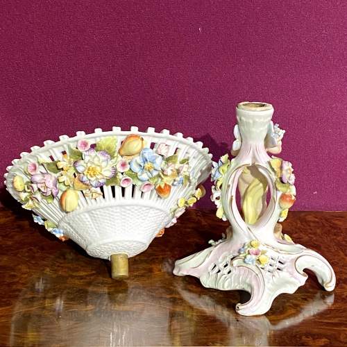 Dresden Porcelain Decorative Comport image-5