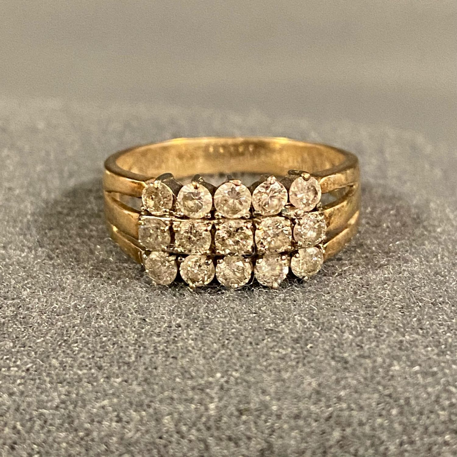 Antique 9ct Gold Ring With Diamonds - Jewellery & Gold - Hemswell ...