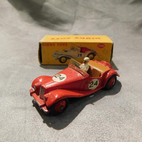 DINKY TOY REPRO BOX ONLY FOR NO 108 MG MIDGET COMP 
