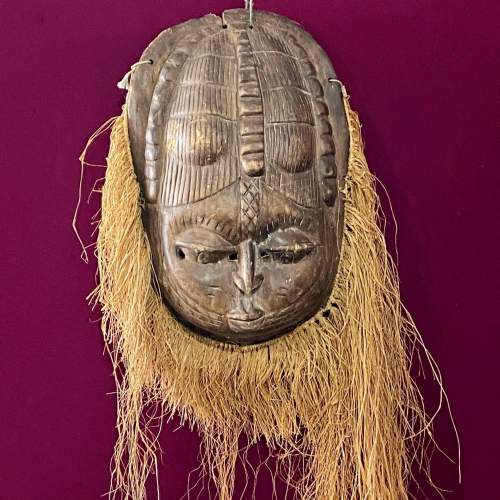 Early 20th Century Large African Tribal Mask image-1