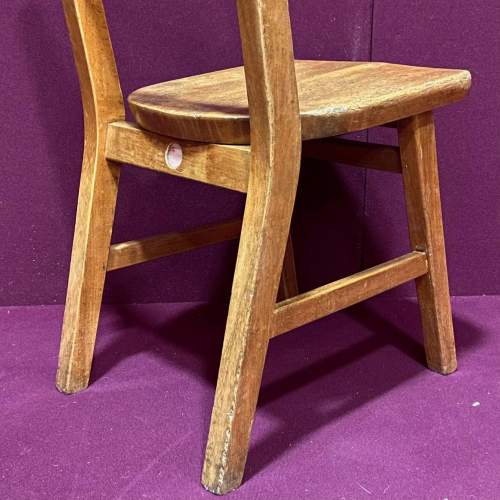 Vintage Beech Childs Chair by Howland Wycombe image-3