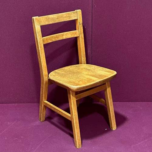 Vintage Beech Childs Chair by Howland Wycombe image-1