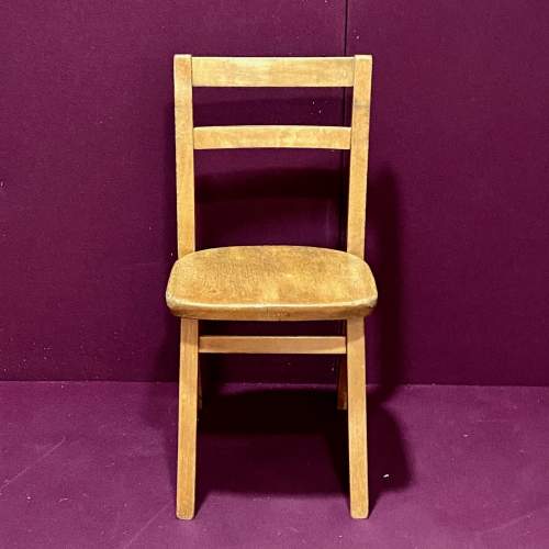 Vintage Beech Childs Chair by Howland Wycombe image-2