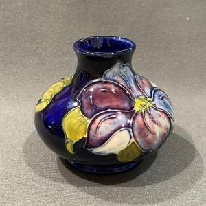 Moorcroft Anemone Design Squat Vase
