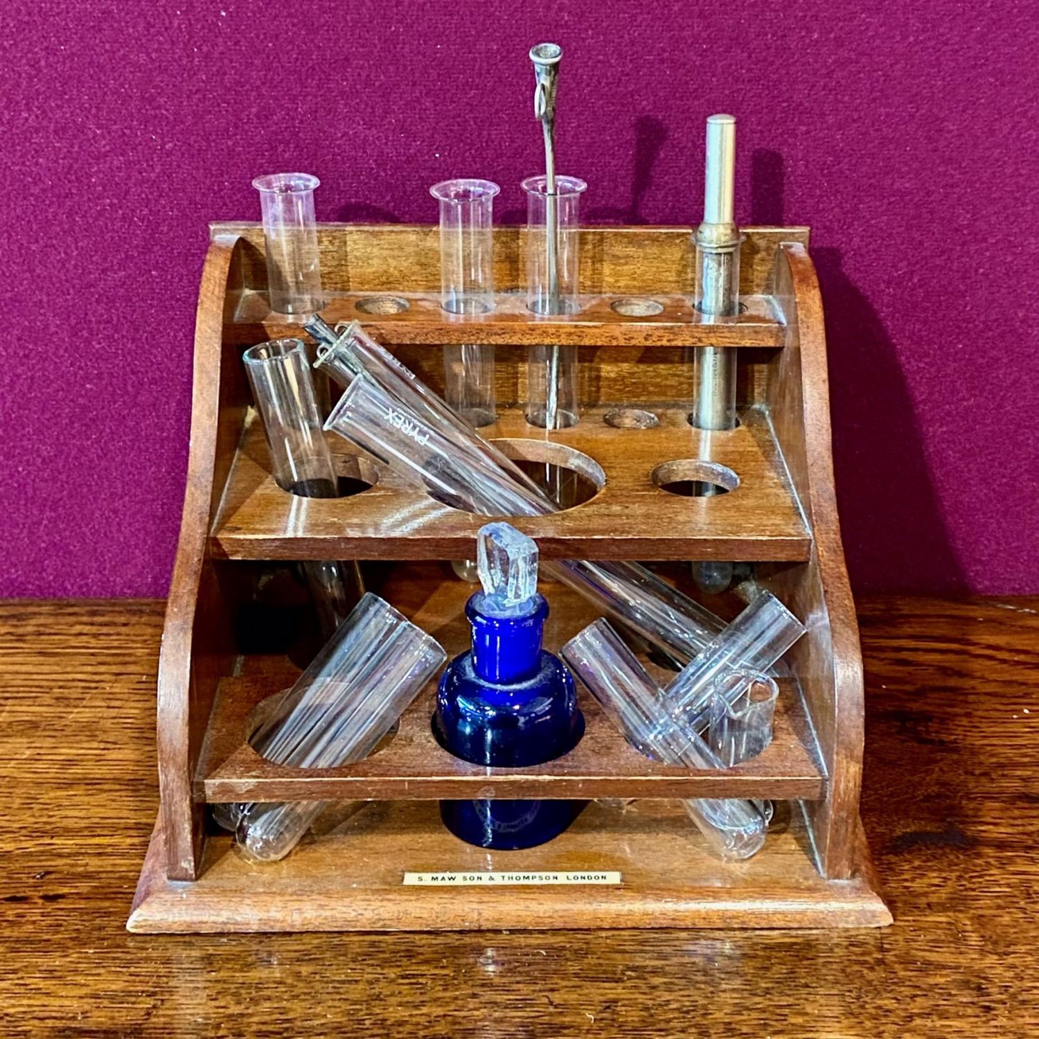 Late 19th Century Mahogany Laboratory Rack - Other Scientific Items ...