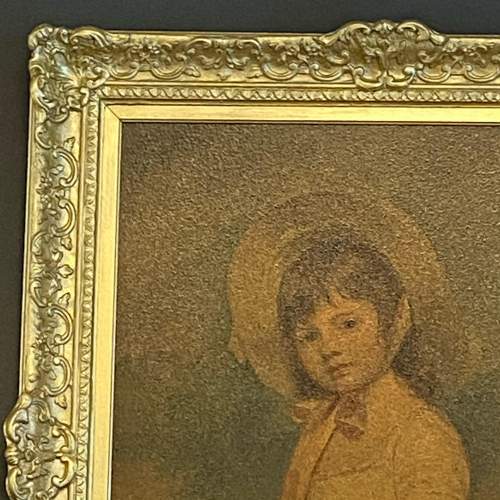 Gilt Framed Print of a Young Girl image-4