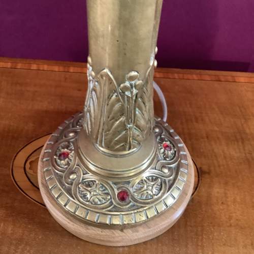 Edwardian Solid Brass Table Lamp image-2