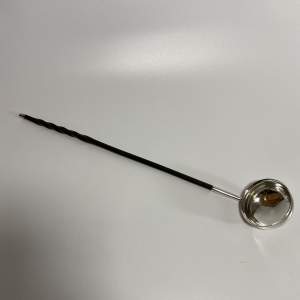 Chrome Ladle with Twisted Handle