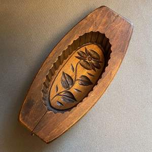 French Wooden Butter Mould