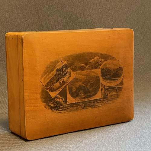 Victorian Mauchline Ware Box from Whitby image-1