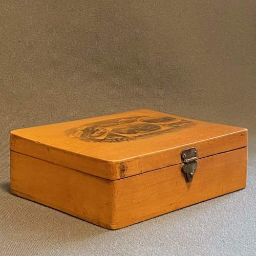 Victorian Mauchline Ware Box from Whitby image-3