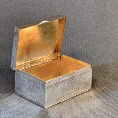 Early 20th Century Silver and Gilded Box image-5