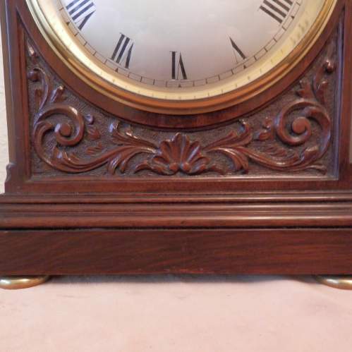 English Bracket Clock with Fusee Movement on Chains image-4