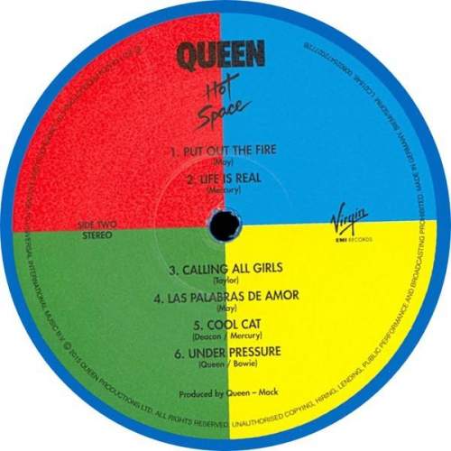 Queen Hot Space  Half Speed Coloured Blue Vinyl image-4