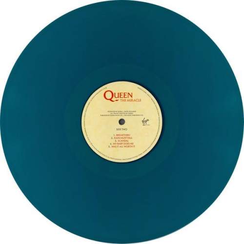 Queen The Miracle Half Speed Coloured Blue Green Vinyl image-2