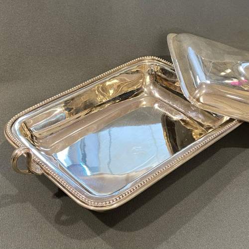 Early 20th Century Heavy Silver Entree Dish image-4