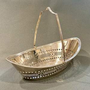 Early 20th Century Solid Silver Basket