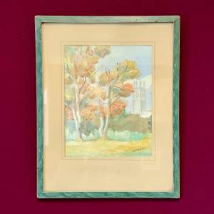 Original Jean Claude Beddard Watercolour Landscape Painting